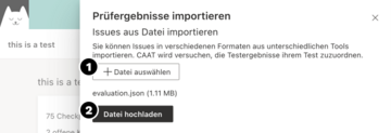 Screenshot dialog import issues
